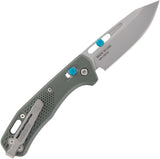 Gerber Assert Pivot Lock Green Textured Folding S30V Drop Pt Pocket Knife 1920