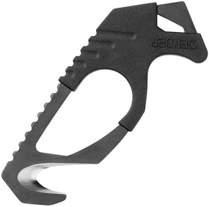 Gerber Strap Cutter Black 4.25" Overall Rubber/Stainless 1944