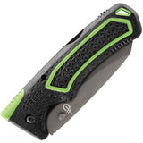 Gerber Freescape Lockback Green/Black Combo Edge Folding Knife 2527