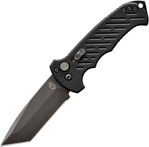Gerber Automatic 06  Knife Button Lock Black Aluminum  CPM-S30V Stainless Tanto 30001297