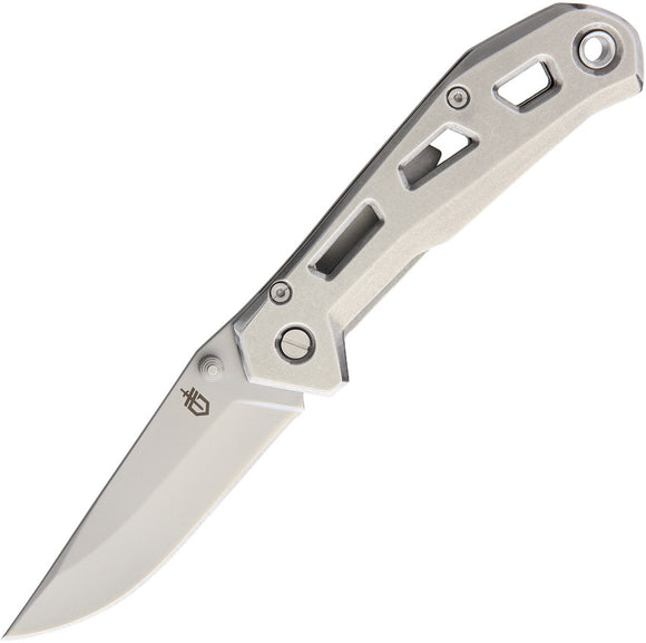 Gerber Airlift Framelock Silver Folding Pocket Knife 30001346