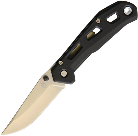 Gerber Airlift Framelock Black/Champagne Folding Pocket Knife 30001347