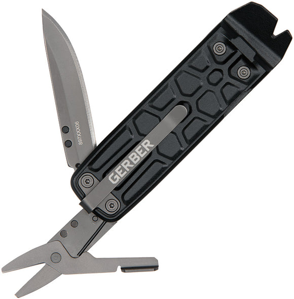 Gerber Lockdown Slim 3-In-1 Black Aluminum Pry Bar Multi-Tool 30001734