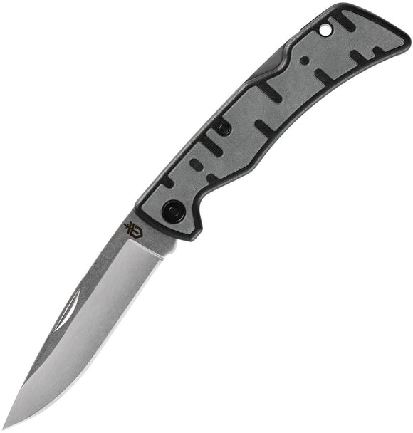 Gerber Commuter Lockback Black/Gray Stonewash Folding Pocket Knife 3136