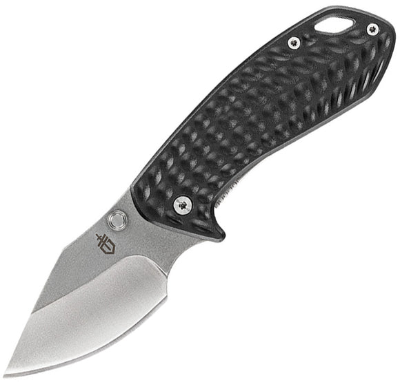 Gerber Kettlebell Folding Knife Framelock Gray Aluminum 7Cr17MoV Clip Pt 3426