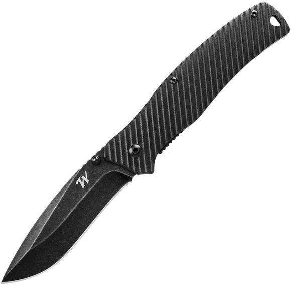 Winchester Defender Black G10 Lockback Folding Pocket Knife 