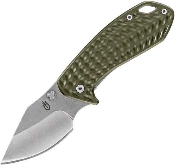 Gerber Kettlebell Framelock Green SW 7Cr17MoV Folding Knife 3513