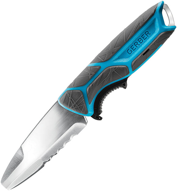 Gerber CrossRiver Knife Salt Rx Full Tang Serrated Fixed Blade Knife 3591