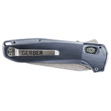 Gerber Highbrow Drop point Blue Folding Knife 3673