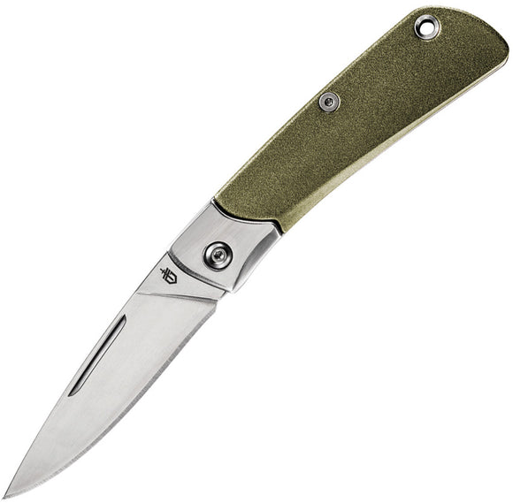 Gerber Wing Tip Slip Joint Green Folding Knife 3720