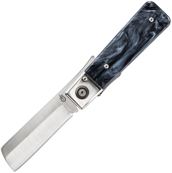 Gerber Jukebox Blue Marble Linerlock Folding Knife 3733