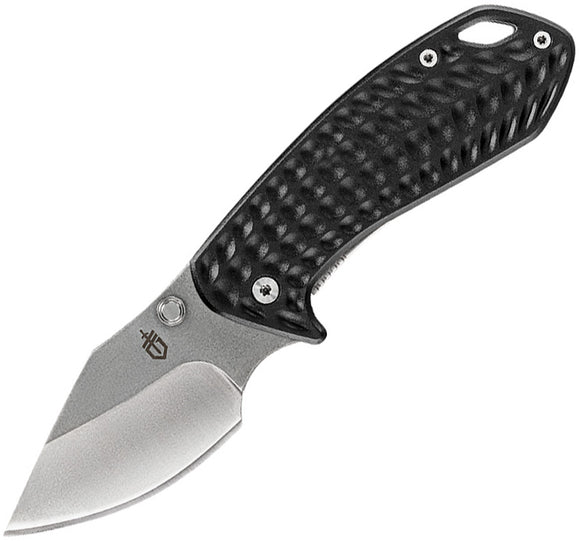 Gerber Kettlebell Black Aluminum Framelock Folding Knife 3907