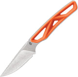 Gerber Exo-Mod Caper Orange Synthetic Stainless Steel Fixed Blade Knife w/ Sheath 3917