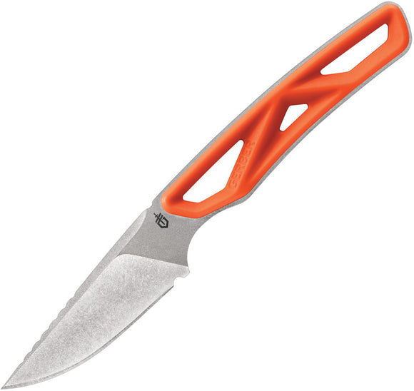 Gerber Exo-Mod Fixed Blade Knife Orange Polypropylene 7Cr17MoV 3918