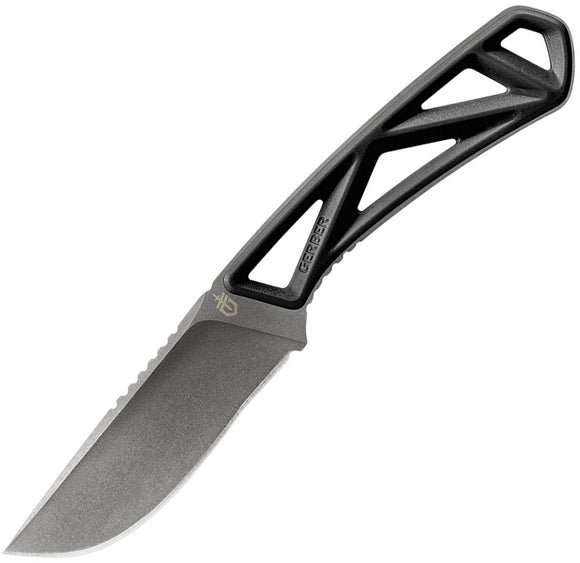 Gerber Exo-Mod Fixed Blade Knife Black Polypropylene 7Cr17MoV 3919