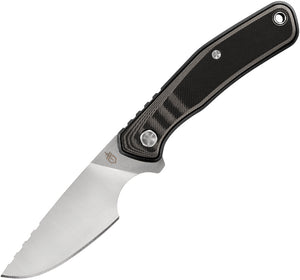 Gerber Downwind Caper Black & Gray G10 7Cr17MoV Fixed Blade Knife w/ Sheath 3933