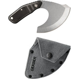 Gerber Downwind Ulu Black & Gray G10 7Cr17MoV Fixed Blade Knife 3935