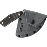 Gerber Downwind Ulu Black & Gray G10 7Cr17MoV Fixed Blade Knife 3935