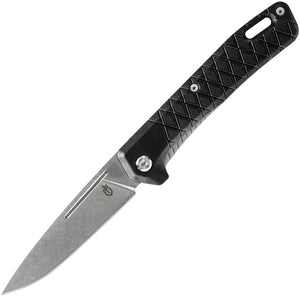 Gerber Zilch Liner Lock Knife Black GFN 3" Stonewash 4070