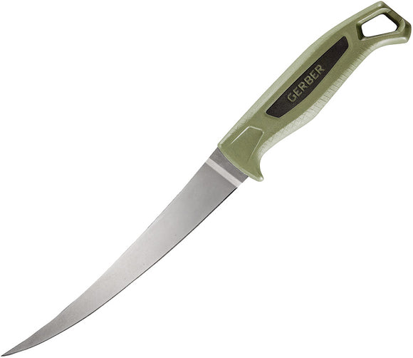 Gerber Ceviche Fixed Blade Knife Green Polypropylene 7