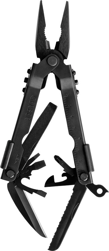 Gerber Multi-Plier 600 14-In-1 Black Stainless Multi-Tool w/ Pouch 47550