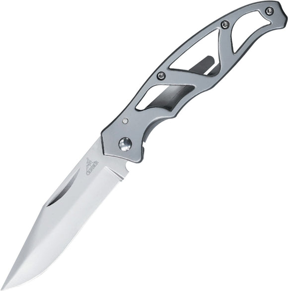 Gerber Mini Paraframe Framelock Matte Stainless Folding Knife 48485