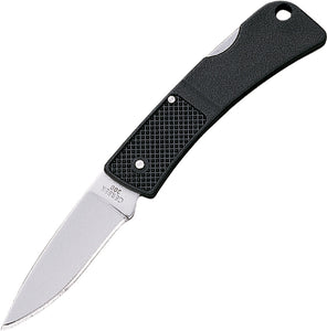 Gerber LST Lockback 2.75" Drop Pt Black Folding Pocket Knife 6050