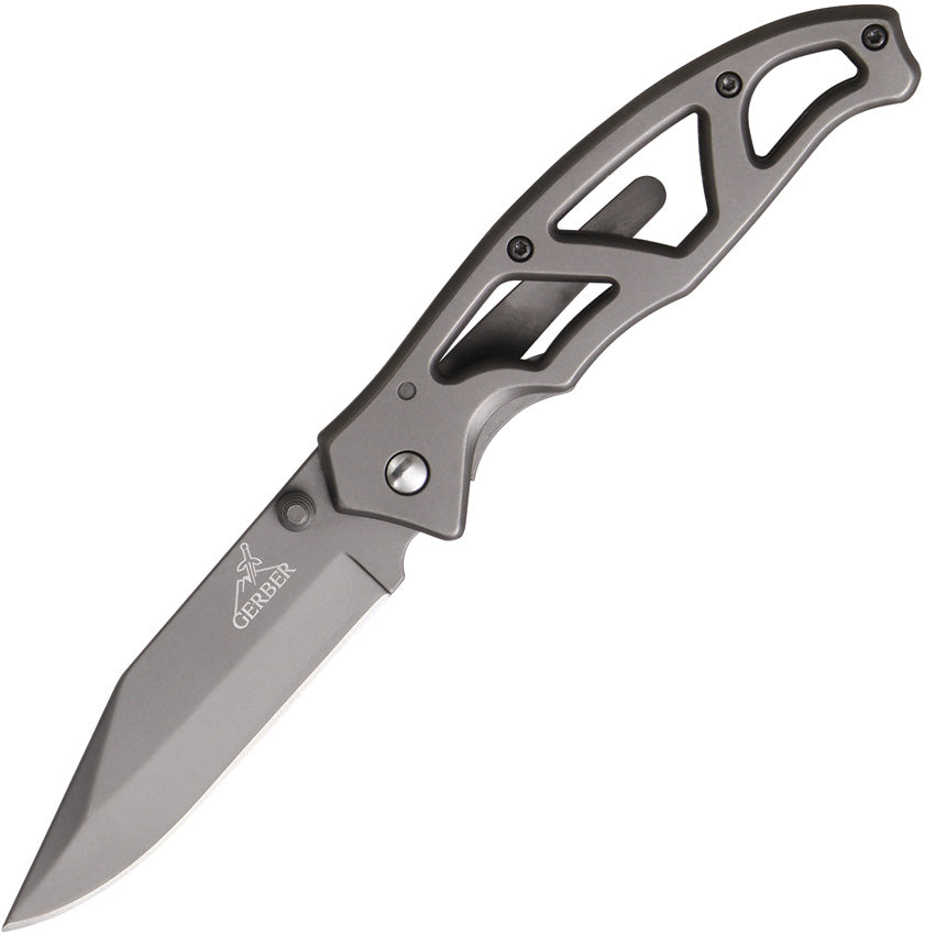 Gerber Paraframe I Framelock Surgical Stainless Skeletonized Folding P ...