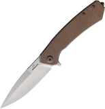 Ganzo Knives Skimen Framelock Titanium Folding S35VN Pocket Knife 36835