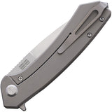 Ganzo Knives Skimen Framelock Titanium Folding S35VN Pocket Knife 77714