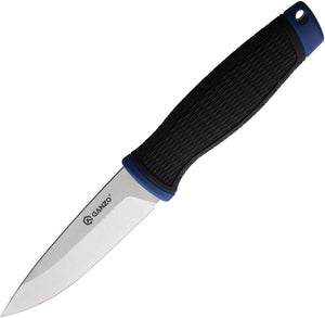Ganzo Knives Blue & Black TPR 8Cr14MoV Stainless Fixed Blade Knife 806BL