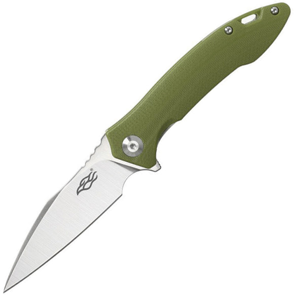 Ganzo Knives Firebird Linerlock Green Folding Knife h51gr