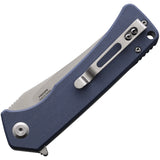 Ganzo Knives Firebird Linerlock Blue-Gray G10 Folding D2 Clip Pt Knife FH923GY