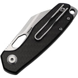 Ganzo Knives Firebird Linerlock Black Carbon Fiber D2 Tool Steel Folding Pocket Knife FH924CF
