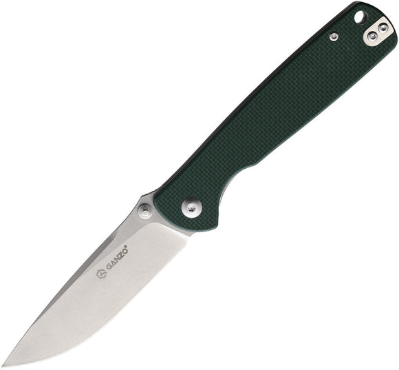 Ganzo Knives Linerlock Green G10 Folding 8Cr14MoV Steel Pocket Knife G6805GB