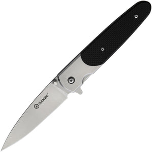 Ganzo Knives G7432 Linerlock Black Folding Knife 7432bk