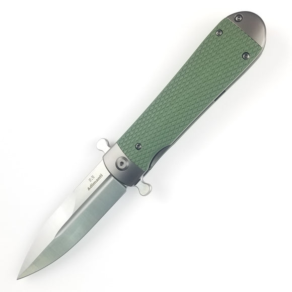 Ganzo Knives Adimanti Samson Pocket Knife Green G10 Folding D2 Steel SAMSONGR