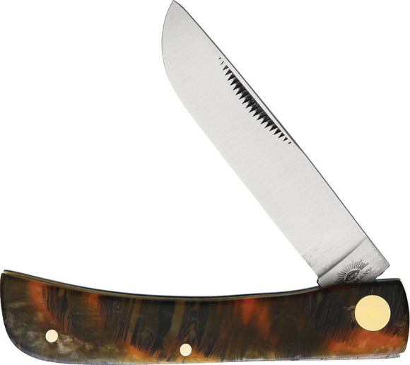 German Eye Clodbuster Jr Brown Folding Pocket Knife 99jrbr