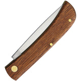 German Eye Clodbuster Jr. Folding Pocket Knife Slip Jt Wood Steel Clip Pt 99JR