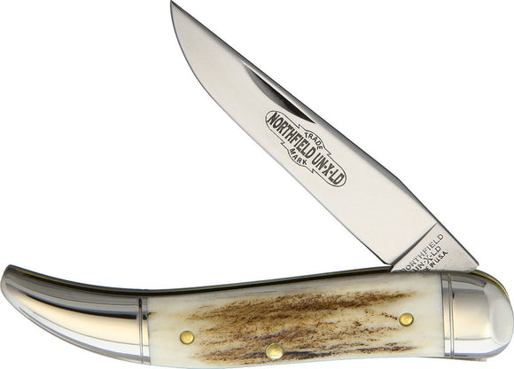 Great Eastern Northfield Sambar Stag Toothpick Folding Pocket Knife C128119S