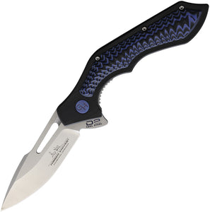 Hibben Hurricane Pocket Knife Linerlock Aluminum/G10 Folding D2 Blade 5081D2