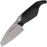 Grissom Knife & Tool Riverstone Black Micarta S35VN Fixed Blade Knife 002MBK