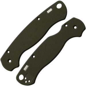 Glow Rhino Spyderco Paramilitary 2 OD Green 2pc Knife Handle Scales Set KSP2ODG