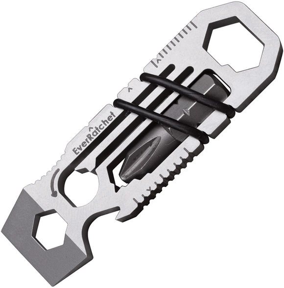 Gear Infusion EverRatchet Wrench Screwdriver Keychain MultiTool F001