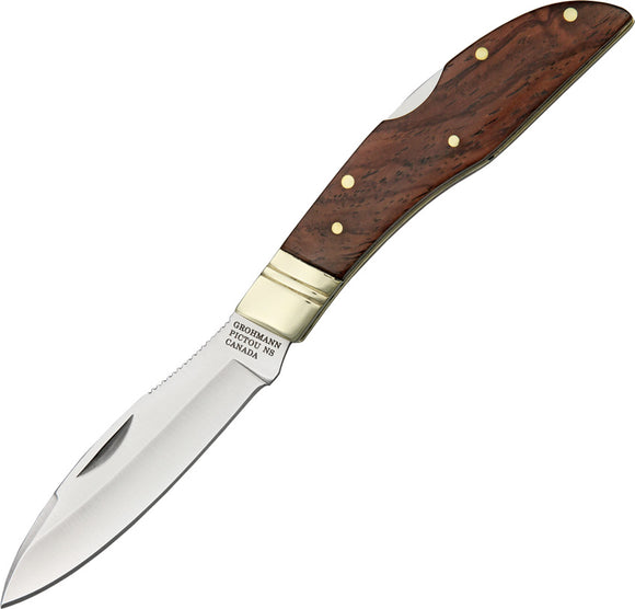 Grohmann Mini Russell Lockback Rosewood High Carbon Steel Folding Knife 340S