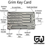 Grim Workshop Lock Picking and Escape Card d003