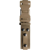 Gerber Strongarm 9.75" Stainless Partially Serrated Black & Tan Fixed Blade Knife with Tan Sheath
