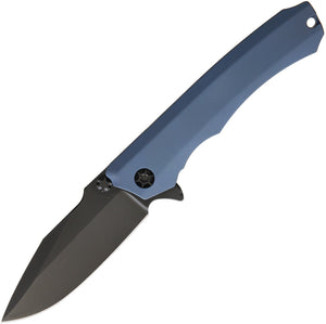Heretic Knives Wraith Framelock Blue CPM-154 Folding KNIFE 0014ABL