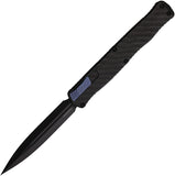 Heretic Knives Automatic Cleric II Knife OTF Carbon Fiber CPM-MagnaCut Double Edge Blade 0206ACFBLU