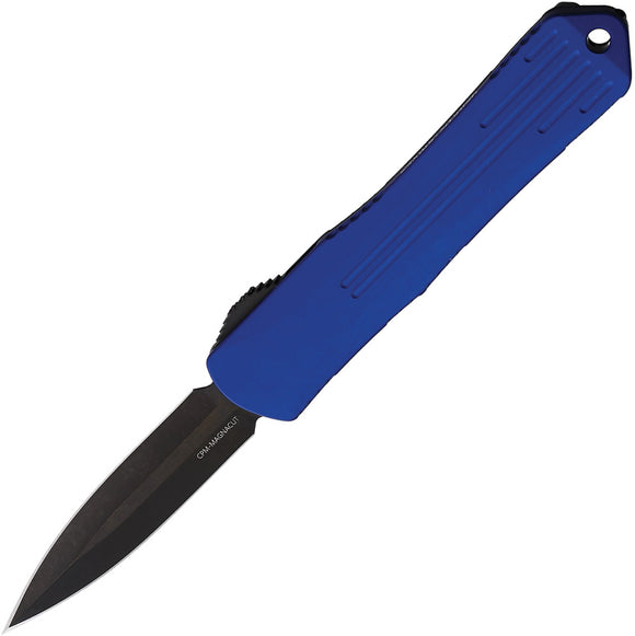 Heretic Knives Automatic Manticore S Knife OTF Blue Aluminum & CF CPM-MagnaCut 0246ABLUCF